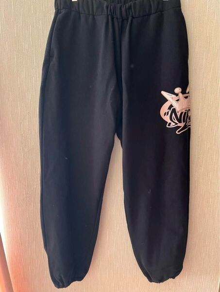 9090 King Logo Sweat Pants"Rich Black"