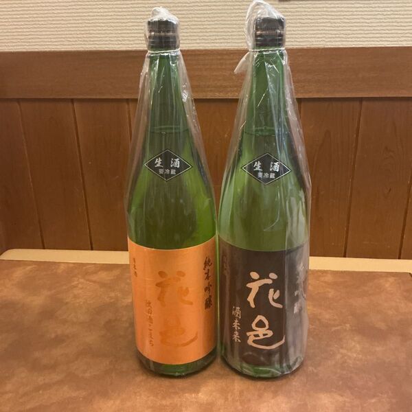 花邑 純米吟醸 秋田酒こまち・酒未来 1800ml 2本セット