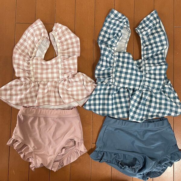 デビロック キッズ水着 姉妹お揃い
