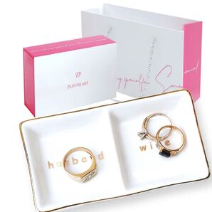 【最終価格】アクセサリートレイ 指輪置き アクセサリーケース 結婚祝い プレゼント