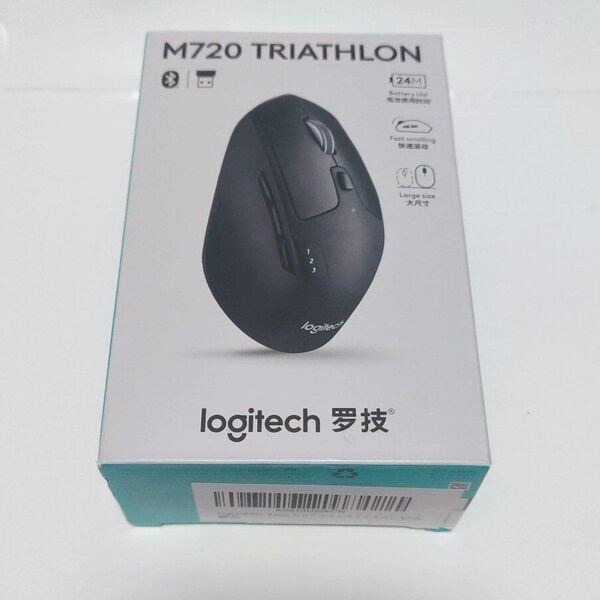 ロジクール M720 ワイヤレスマウス Bluetooth triathlon M720r ブラック 5ボタン logitech