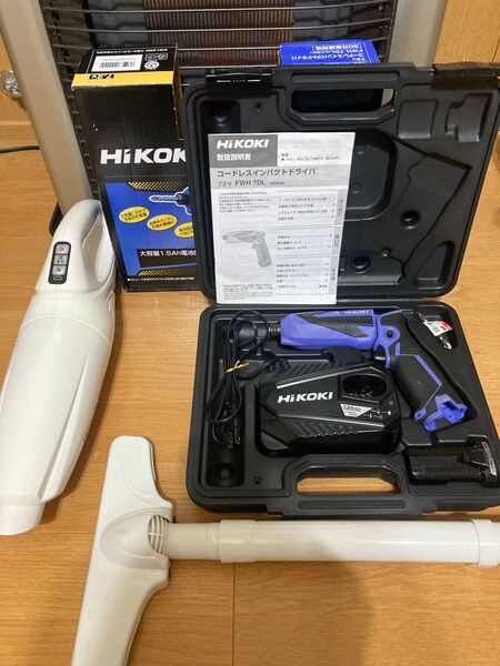 お得!HIKOKI 日立 ペンインパクトドライバー コードレスクリーナー fwh7dl r7dl セット売り