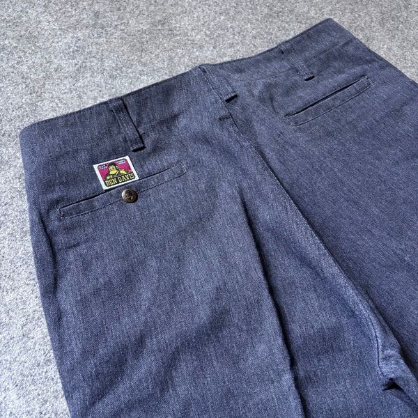 希少 ほぼデッド 90s USA製【W38L28】BEN DAVIS ベンデイビス ワークパンツ チャコールグレー フリスコパンツ