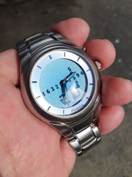 本物 FOSSIL フォッシル BIG TIC MATRIX メンズ
