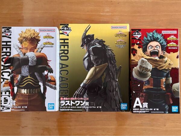3点セット 一番くじ 僕のヒーローアカデミア 紡ぐ力 A賞 D賞 ラストワン賞 フィギュア