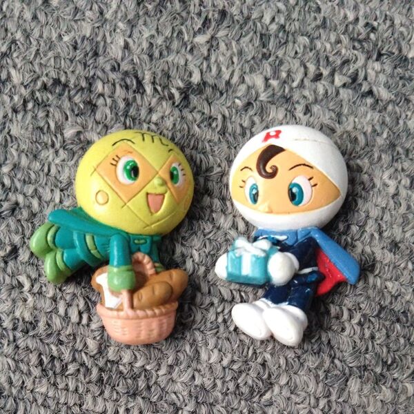アンパンマン メロンパンナちゃん ロールパンナちゃん マグネット 1999年製