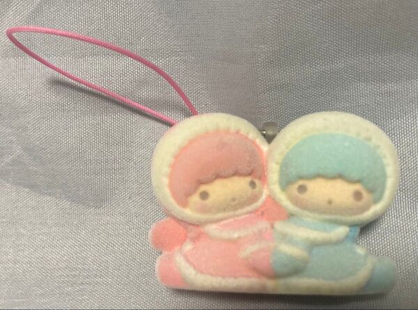 サンリオ キャラクター ストラップ ピンクブルー キキララ キーホルダー