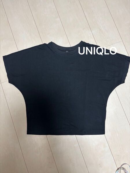 UNIQLO ドルマンTシャツ 半袖Tシャツ 黒 無地 Sサイズ