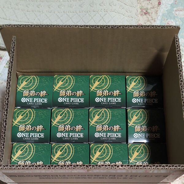 ワンピースカード 師弟の絆 空箱 12box 1カートン
