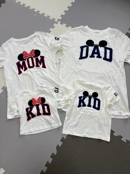 GAP ディズニー 家族コーデ Tシャツ おそろい