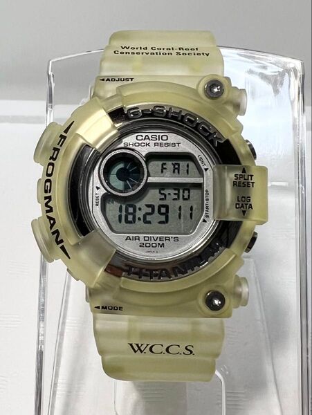 CASIO カシオ G-SHOCK W.C.C.S 世界サンゴ礁保護協会 FROGMAN DW-8201WCメンズ 腕時計