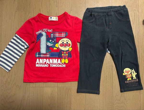 アンパンマン長袖Tシャツ、長ズボン