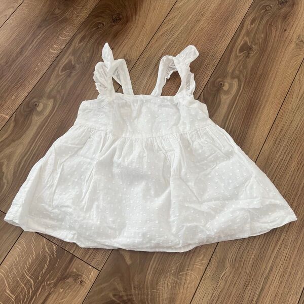 GAPベビー服 ノースリーブチュニックドット柄110cm