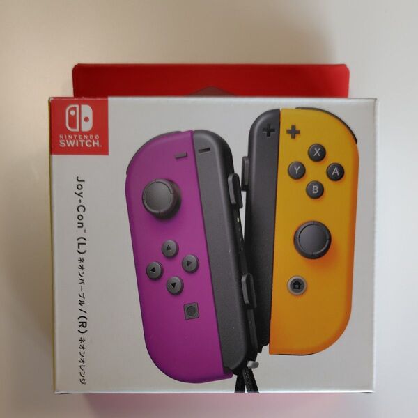 Joy-Con(L)ネオンパープル/(R) ネオンオレンジ Switch Nintendo スイッチ ニンテンドー ジョイコン