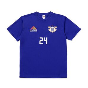 新品未開封 フジロック FUJI ROCK FESTIVAL'24 サッカーシャツ Tシャツ XL 青 日本代表 半袖 メッシュ