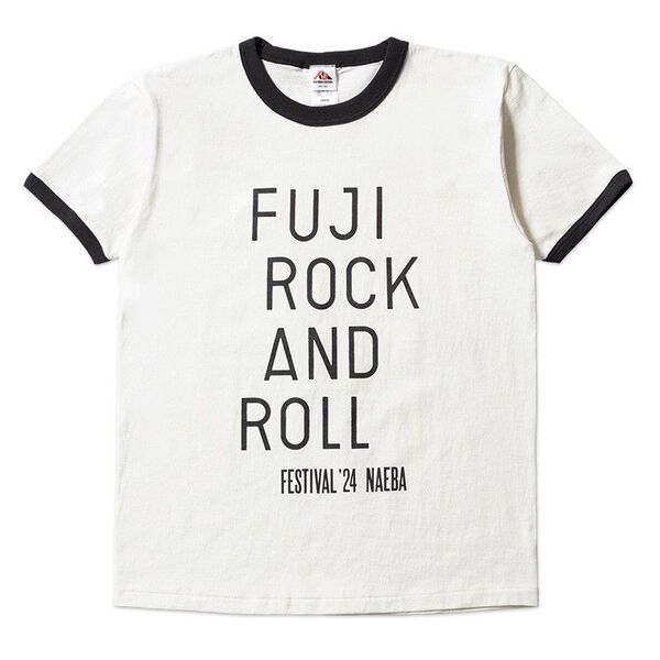 新品 フジロック FUJI ROCK FESTIVAL '24 リンガー Tシャツ L 半袖 白 ホワイト Tee プリント