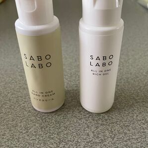 SABO LABO ハンドクリーム&リッチジェル クレンジング洗顔料 3個セット
