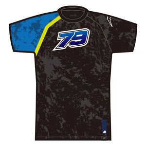新品 クシタニ 小椋藍 応援シャツ Lサイズ BLACK/BLUE