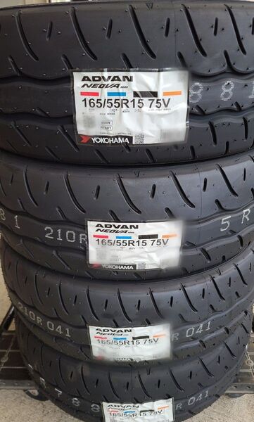 25年製 ヨコハマ アドバン ネオバ ADVAN NEOVA AD09 165/55R15 75V 4本 新品未使用