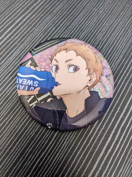 アニメ ハイキュー!! 音駒高校 夜久衛輔 立花慎之介 バンダイ 缶バッジビスケット 描き下ろし グッズ 缶バッチ 古舘春一