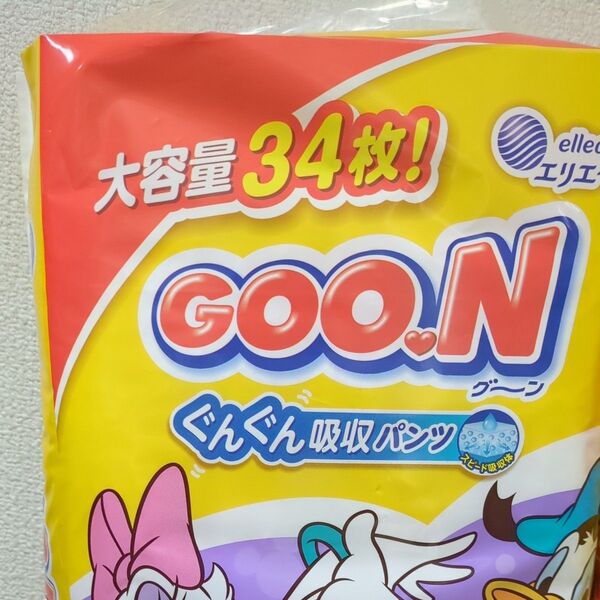GOO.N グーン ぐんぐん吸収パンツ 大容量34枚3パックまとめ売り