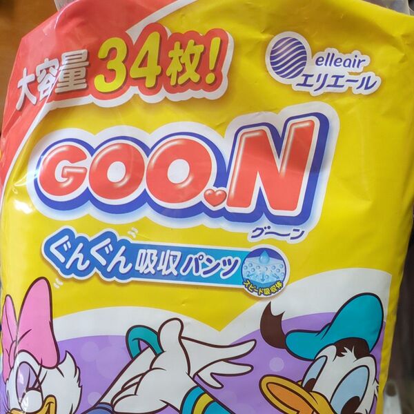 GOO.N グーン ぐんぐん吸収パンツ 大容量34枚2バックまとめ売り