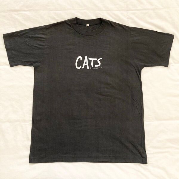 80s CATS T-shirt キャッツ tシャツ フェード サンフェード ヴィンテージ ビンテージ 80年代 レア 古着 半袖
