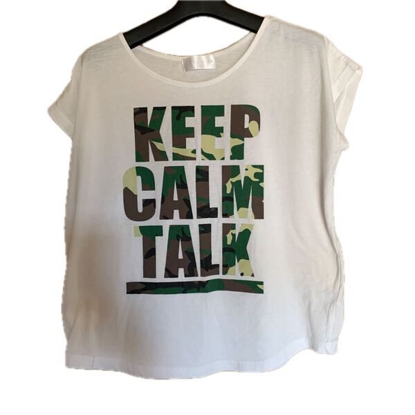 中古 Tシャツ 半袖 ホワイト 半袖Tシャツ フリーサイズ ノースリーブ カットソー