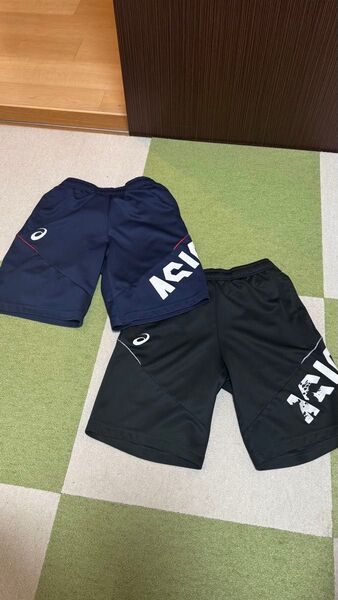 アシックス ハーフパンツ 2枚