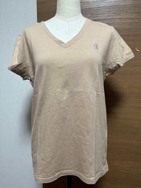 【発送可】 レディース Tシャツ 半袖 カットソー Vネック トップス 美品