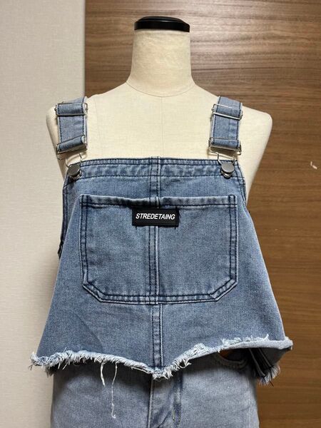 【発送可】 レディース デニム ベスト ビスチェ 美品