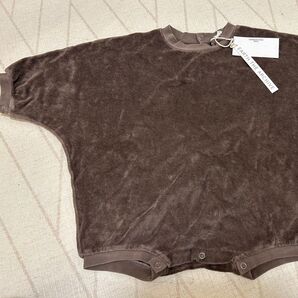 【Earth】Sweatsuit brown モモンガロンパース