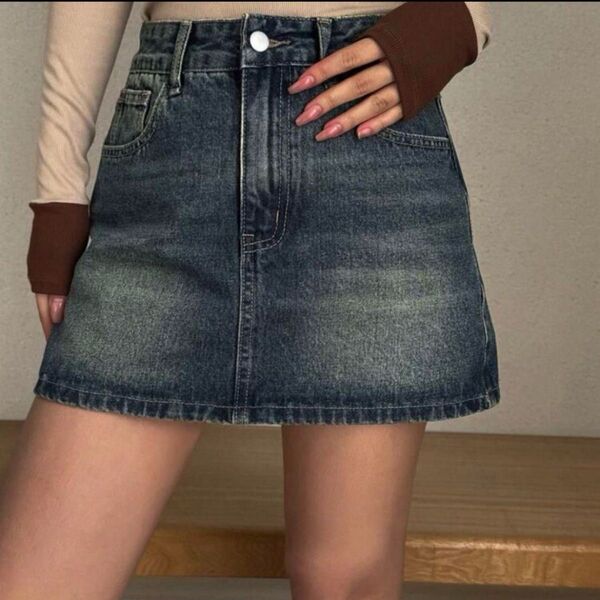 デニムミニスカート M