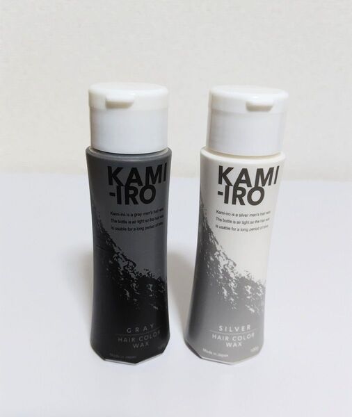 ヘアカラーワックス KAMI-IRO シルバー グレー 2本セット