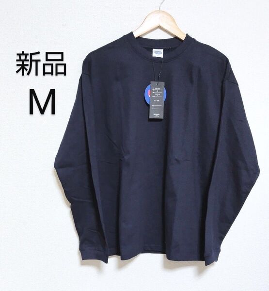 【新品】C.P.S ヘビーウェイト カットソー 長袖 ビッグシルエット クルーネック ネイビー Mサイズ