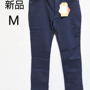 【新品】ARCADE 裏起毛 ストレッチスキニーパンツ 暖パン ネイビー Mサイズ