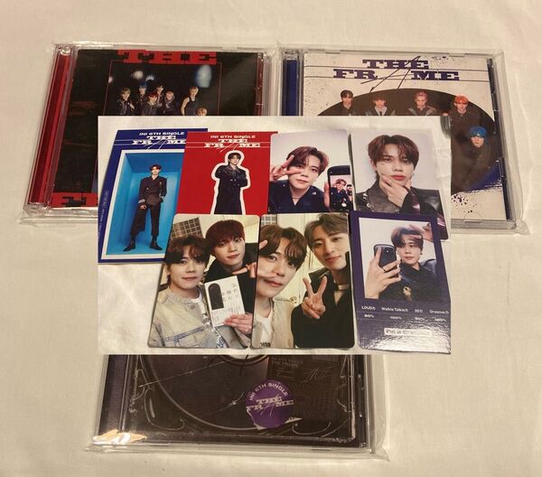 INI 6th SINGLE THE FRAME 3形態セット CD 藤牧京介 コンプ トレカ