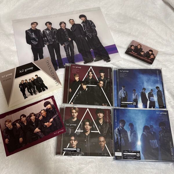 Aぇ! group デビューシングル ≪A≫BEGINNING 4形態セット 特典付き 初回A 初回B 通常盤 ユニバ盤