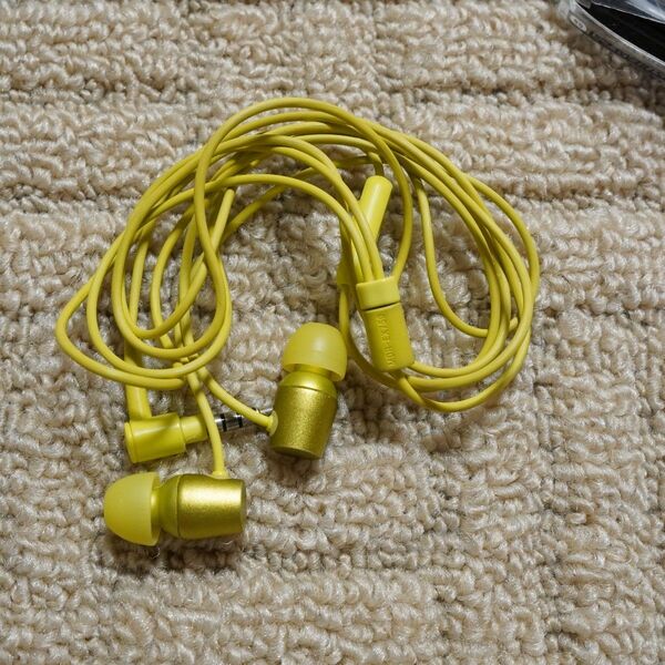 SONY マイク付き ハイレゾ対応 有線イヤホン h.ear in MDR-EX750AP-Y (ライムイエロー)※比較的にきれい