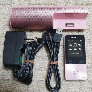 SONY ウォークマン NW-S313 PI (ライトピンク) スピーカーセット(#4) ※美品