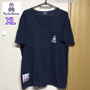 Psycho Bunny 半袖 Vネック Tシャツ sizeXL