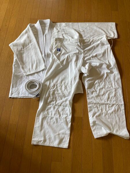 無窮 柔道着 上下セット 白帯付き