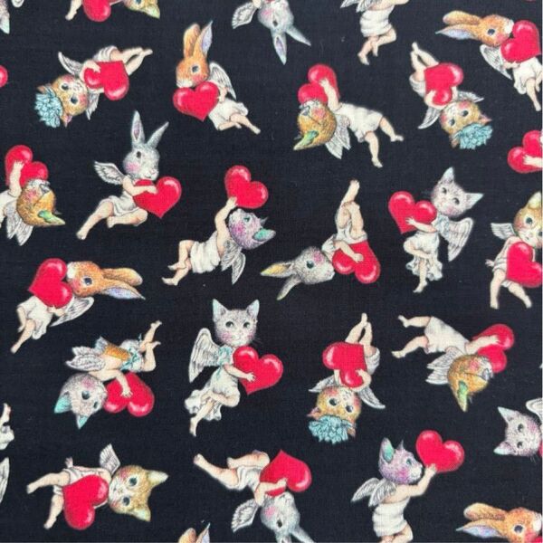 ジョリーフルール JOLIFLUR LA TOILE マイリトルテイラー 生地 ハギレ ねこ うさぎ ハンドメイド 7