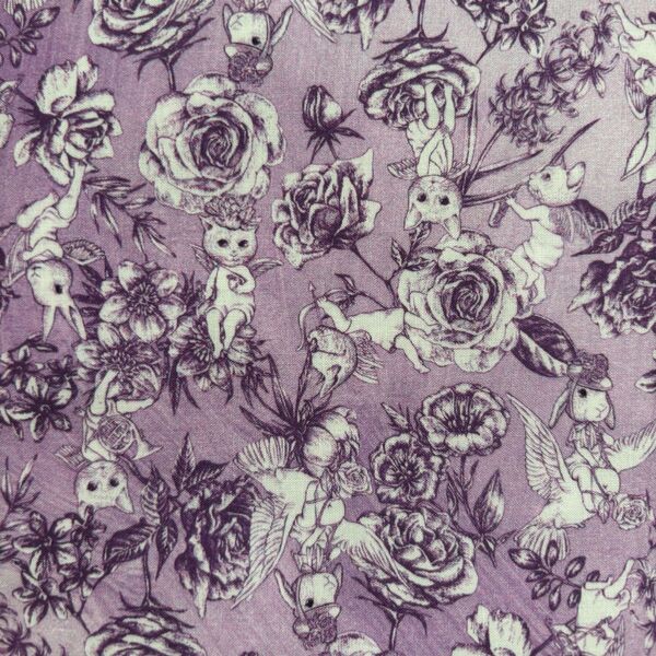 ジョリーフルール JOLIFLUR LA TOILE マイリトルテイラー 生地 ハギレ ねこ うさぎ ハンドメイド 12