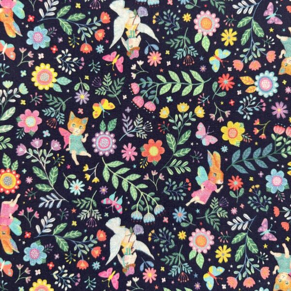 ジョリーフルール JOLIFLUR LA TOILE マイリトルテイラー 生地 ハギレ ねこ うさぎ ハンドメイド 23