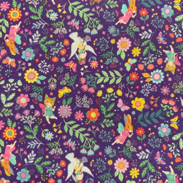 ジョリーフルール JOLIFLUR LA TOILE マイリトルテイラー 生地 ハギレ ねこ うさぎ ハンドメイド 24