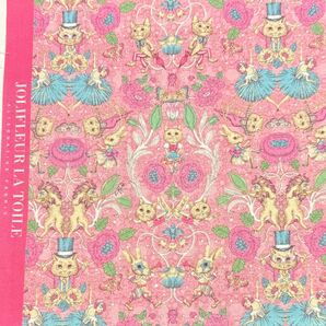 ジョリーフルール JOLIFLUR LA TOILE マイリトルテイラー 生地 ハギレ ねこ うさぎ ハンドメイド 43
