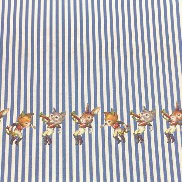 ジョリーフルール JOLIFLUR LA TOILE マイリトルテイラー 生地 ハギレ ねこ うさぎ ハンドメイド 74