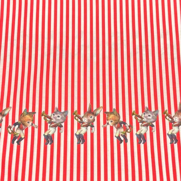ジョリーフルール JOLIFLUR LA TOILE マイリトルテイラー 生地 ハギレ ねこ うさぎ ハンドメイド 75