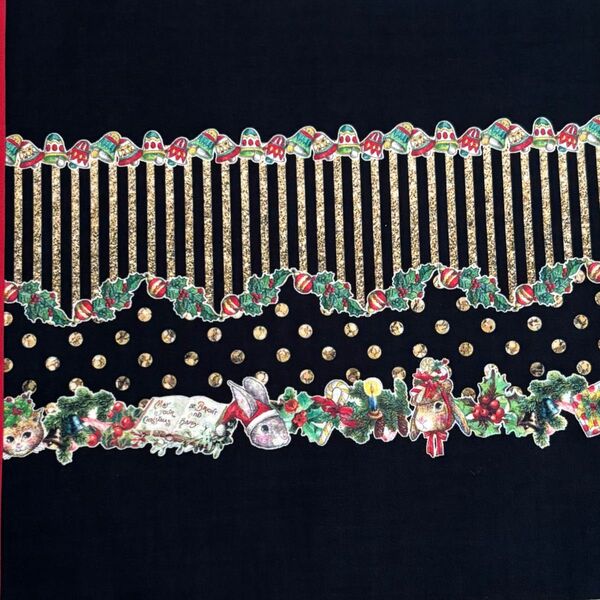 クリスマス柄セール! ジョリーフルール JOLIFLUR LA TOILE マイリトルテイラー 生地 ハギレ ハンドメイド 134